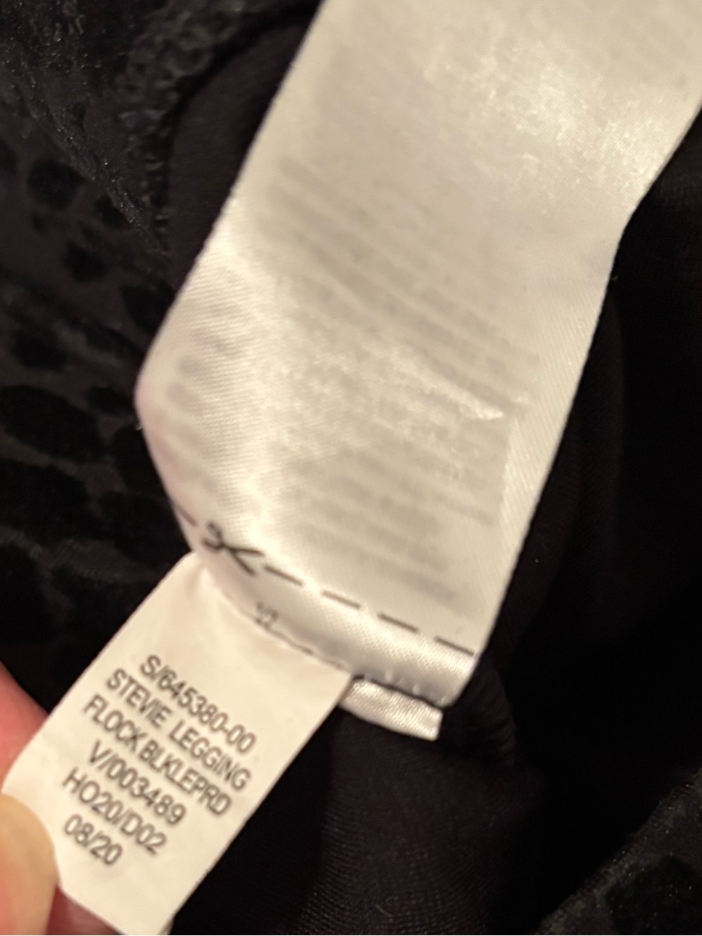 Old Navy Stevie high rise flocked leopard print Leggings M - Picture 9 of 11